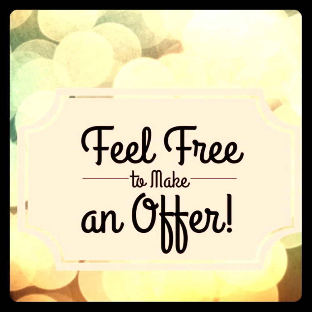 Feel free to make an offer